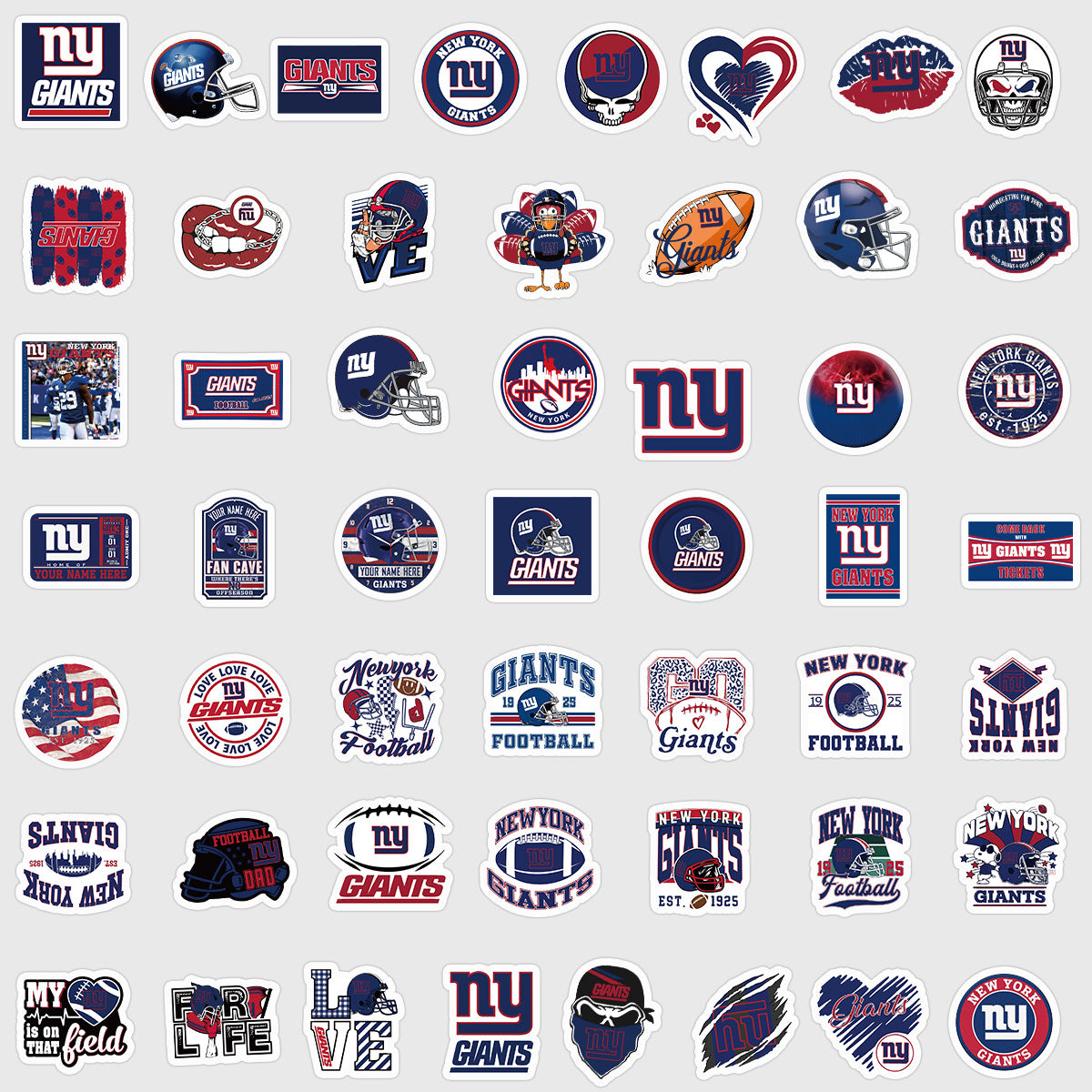 Wholesale 50pcs/pack football team graffiti stickers